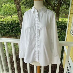 Hinson Wu Cotton Button-Up Blouse